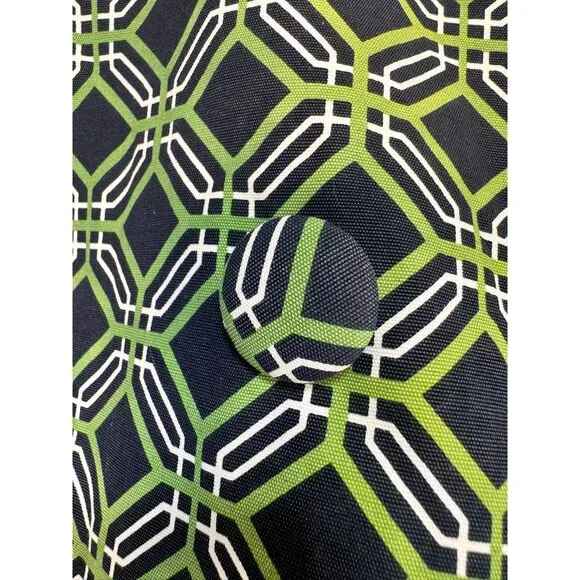 Banana Republic Womens Geometric Pattern Coat Small Green Black - Picture 7 of 13